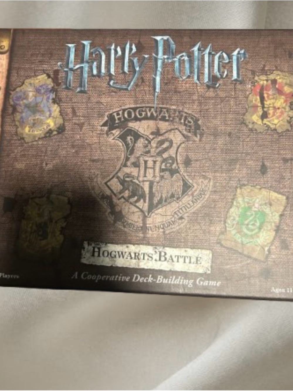 Warner Bros. Harry Potter Game Box - Tan and Purple Artwork